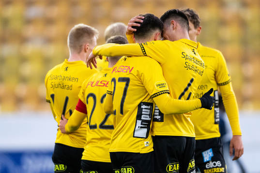 Elfsborgs spelare jublar