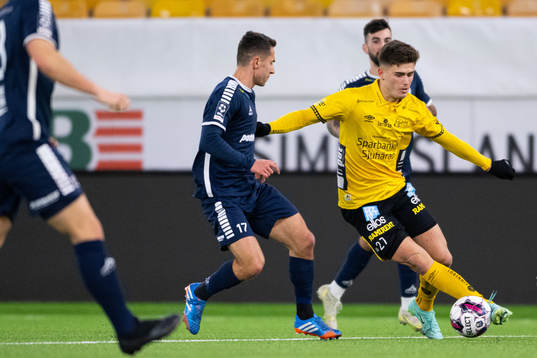 Utsiktens Predrag Randelovic och Elfsborgs Besfort Zeneli