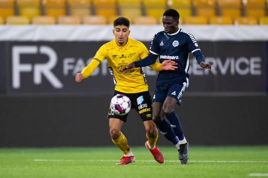 Elfsborgs Ahmed Qasem och Utsiktens Allan Mohideen