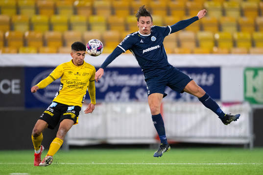 Elfsborgs Ahmed Qasem och Utsiktens Wilhelm Nilsson