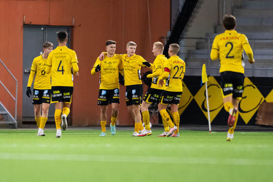 Elfsborgs spelare jublar