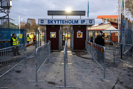 Entrén till Skytteholms IP
