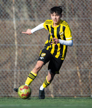 IFK Hässleholms Mustafa Salehi i matchen i DM för U19