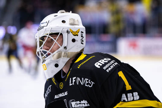 Västerås målvakt Ian Blomquist