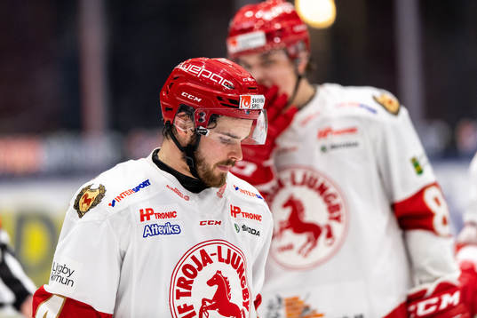Troja/Ljungbys Arvid Degerstedt deppar