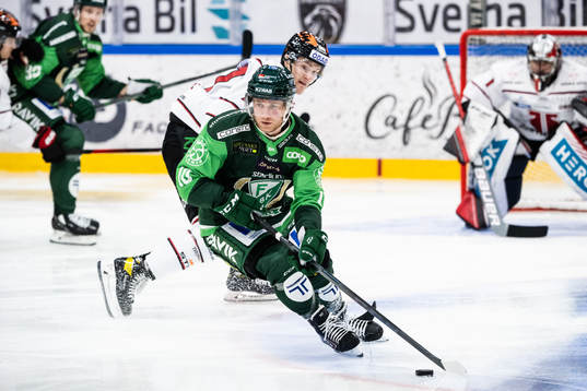 Örebros Kristaps Zile och Färjestads Marcus Nilsson