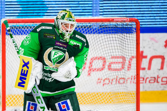 Färjestads målvakt Dominik Furch