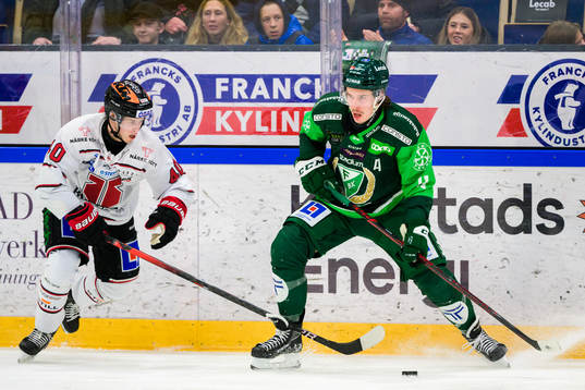 Örebros Elias Ekström och Färjestads Joakim Nygård