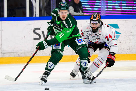 Färjestads Joakim Nygård och Örebros Nick Ebert