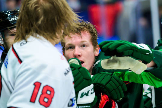 Örebros Rodrigo Abols och Färjestads Gustav Rydahl