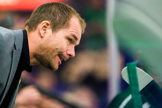 Färjestads tränare Tomas Mitell