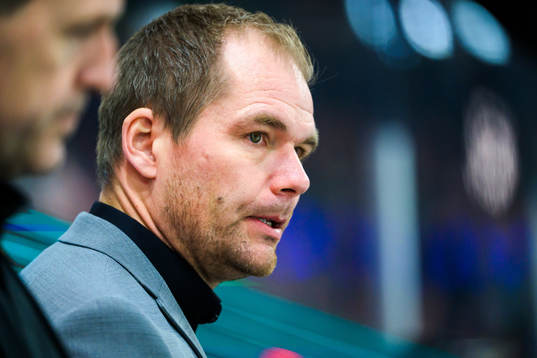 Färjestads tränare Tomas Mitell