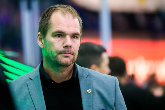 Färjestads tränare Tomas Mitell