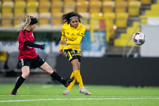 under fotbollsmatchen i DM mellan Elfsborg och Södra ving
