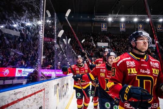 Djurgårdens spelare jublar
