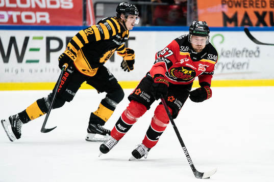 Skellefteås Jonathan Johnson och Luleås Linus Omark