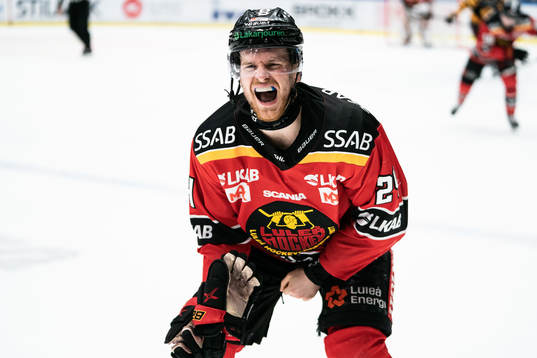Luleås Brendan Shinnimin har ont