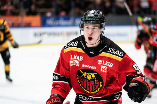 Luleås Pontus Andreasson jublar