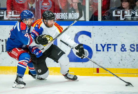 Oskarshamns David Quenneville och Brynäs Anton Mylläri