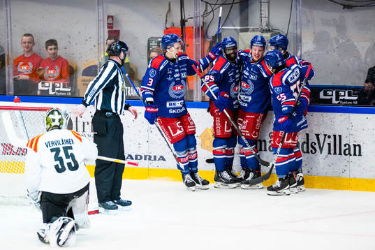 Oskarshamns Fredrik Olofsson jublar