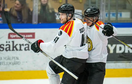 Brynäs Greg Scott jublar