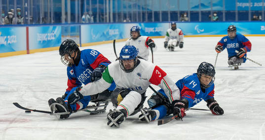 A handout photo made available by the Olympic Information