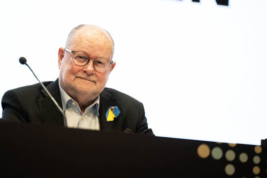 Årsmötets ordförande Per-Olof Höög