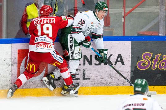 Troja/Ljungbys Victor Romfors och Tingsryds Jakob Bondesson