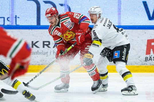 Moras Johan Persson och Västerås Jimi Jalonen