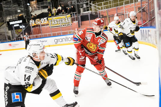 Västerås Jesper Johansson och Moras Lucas Wernblom