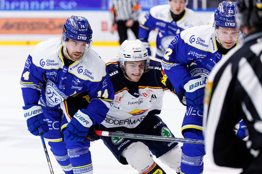 Leksands Oskar Lang och Tobias Ekberg mot Djurgårdens