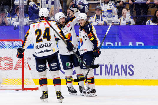 Djurgårdens Marcus Sörensen jublar