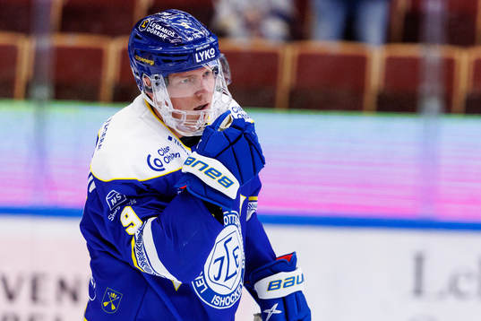 Leksands Patrik Zackrisson jublar