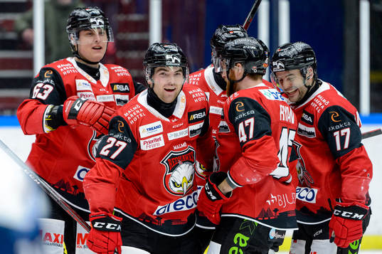 Malmö Redhawks Ponthus Westerholm jublar