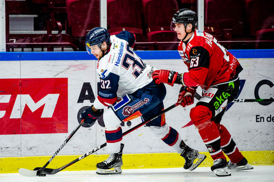 Linköpings Markus Modigs mot Malmö Redhawks Fredrik