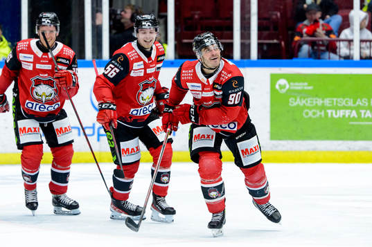 Malmö Redhawks Lance Bouma jublar
