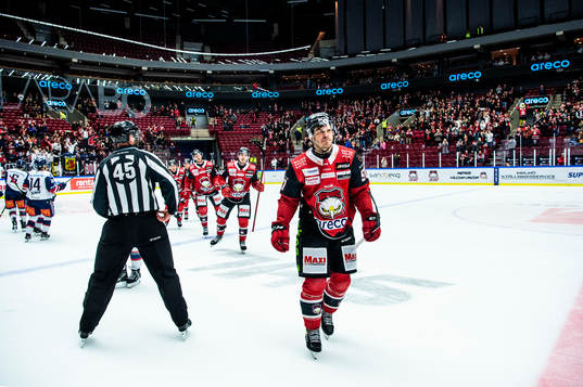 Malmö Redhawks Lance Bouma jublar