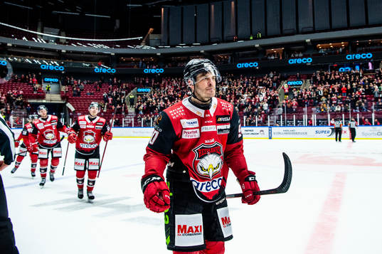 Malmö Redhawks Lance Bouma jublar