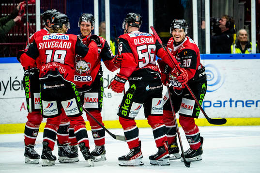 Malmö Redhawks Lance Bouma jublar