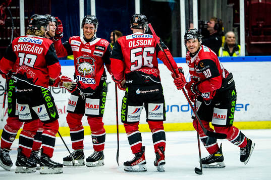 Malmö Redhawks Lance Bouma jublar