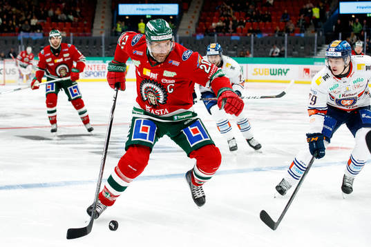 Frölundas Joel Lundqvist och Växjös Pontus Holmberg