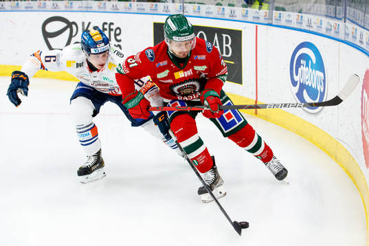Theodor Johnsson och Frölundas Nicklas Lasu