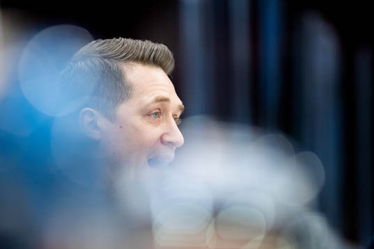 Växjös tränare Sam Hallam