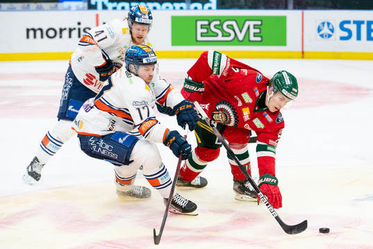 Växjös Emil Forslund och Frölundas Simon Edvinsson