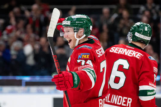 Frölundas Andreas Borgman jublar