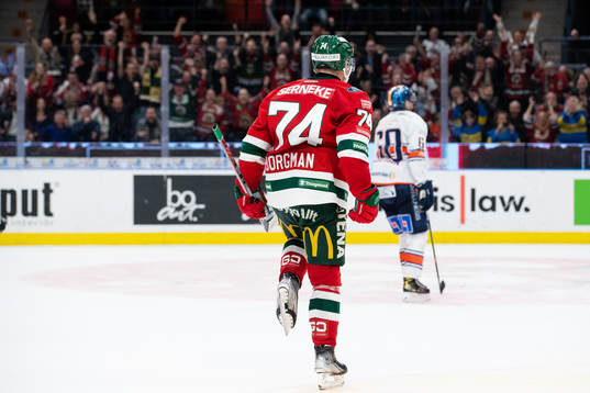 Frölundas Andreas Borgman jublar