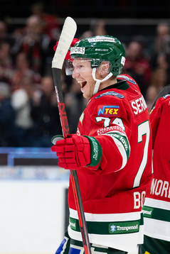 Frölundas Andreas Borgman jublar