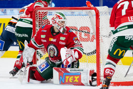 Frölundas målvakt Matthew Tomkins