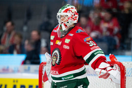 Frölundas målvakt Matthew Tomkins