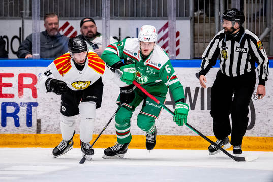 Brynäs Greg Scott och Rögles Tony Sund